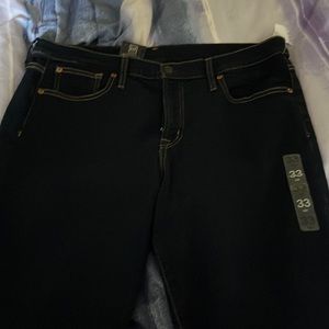 Gap high rise true skinny 33 bnwt